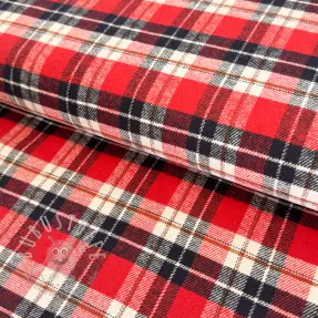 Baumwollstoff FLANEL YARN DYED BRUSHED CHECK design I