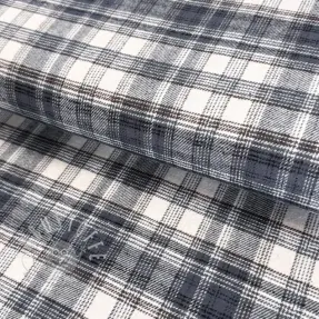 Baumwollstoff FLANEL YARN DYED BRUSHED CHECK design J