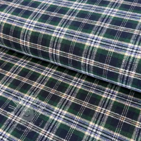Baumwollstoff FLANEL YARN DYED BRUSHED CHECK design K