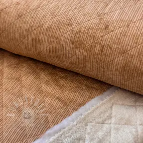 Cord QUILT light brown