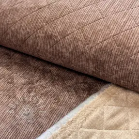 Cord QUILT brown