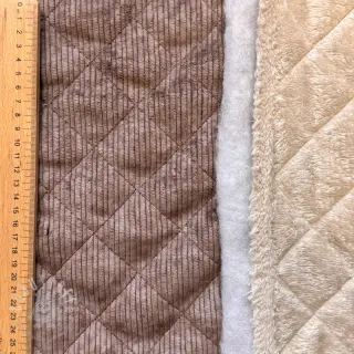 Cord QUILT brown