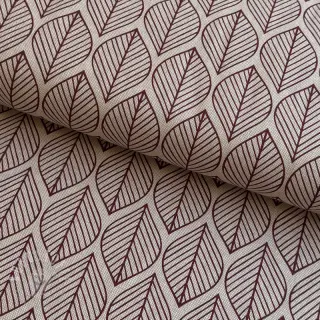 Dekostoff Linenlook Leaf line minimalist wine