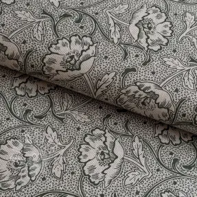 Dekostoff Linenlook Bloomy art craft army