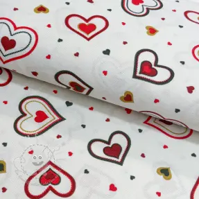 Dekostoff premium Sweet heart joy