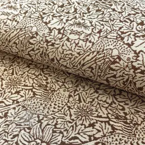 Dekostoff GOBELIN premium Anemone art craft brown