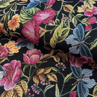 Dekostoff GOBELIN premium Vintage flower garden