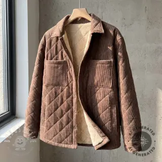 Cord QUILT brown