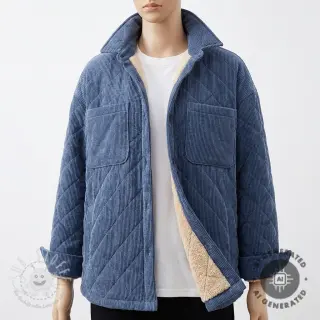 Cord QUILT navy