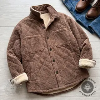 Cord QUILT brown