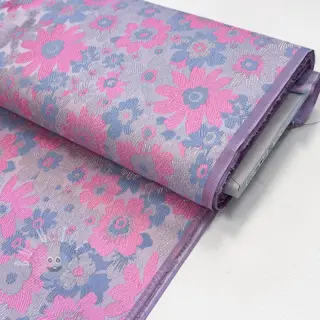 Damenkostümstoff JACQUARD Flowers light lilac