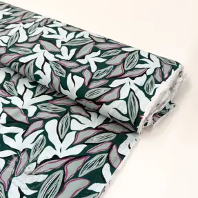 Viskosestoff RADIANCE Abstract design dark green