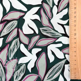 Viskosestoff RADIANCE Abstract design dark green
