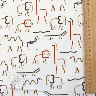 Sweat kuschel SOFT Safari animals off white