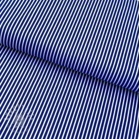 Baumwollstoff Stripes cobalt