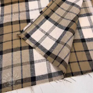 Scottish RECYCLED Checks ecru