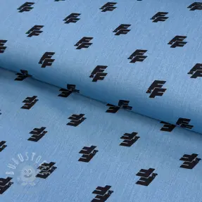 Baumwollstoff Fast and Furious blue shadow