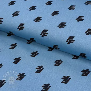 Baumwollstoff Fast and Furious blue shadow