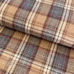 Scottish Check YARN DYED BRUSHED Zoe