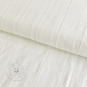 Baumwollstoff VOILE DOBBY off white