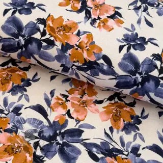 Sweatstoff Huge flowers ecru digital print
