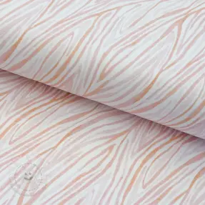 Jersey Animal skin white powder digital print