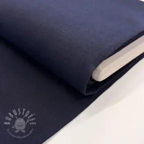 Baumwoll Bündchenstoff RECYCLED navy