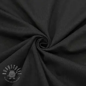 Jersey COTTON black ORGANIC