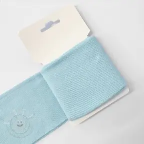 Baumwoll Bündchenstoff CUFF 7 cm light blue