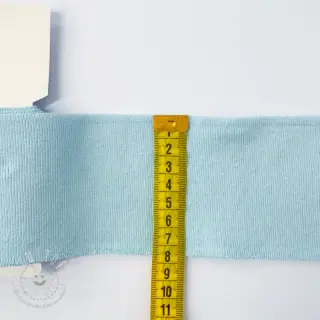 Baumwoll Bündchenstoff CUFF 7 cm light blue