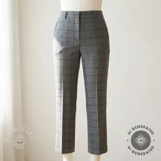 Scottish Check grey black