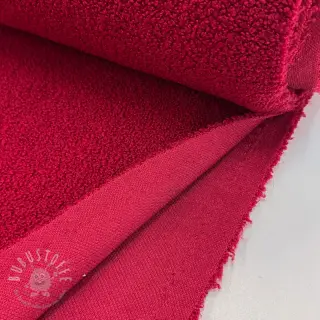 Mantelstoff TEDDY red