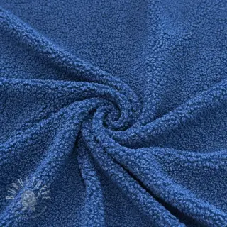 Mantelstoff TEDDY cobalt