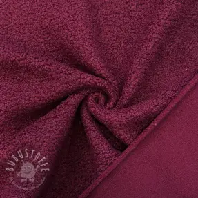 Fleece TEDDY DOUBLE SIDED burgundy