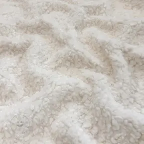 Mantelstoff TEDDY BOUCLÉ ecru
