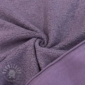 Fleece TEDDY DOUBLE SIDED mulberry