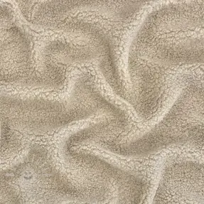 Mantelstoff TEDDY light sand