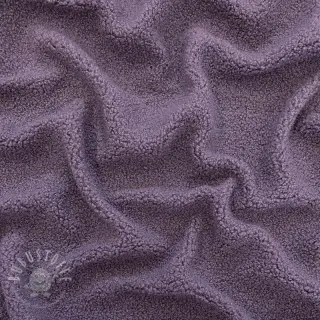 Mantelstoff TEDDY purple