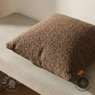 Mantelstoff TEDDY taupe
