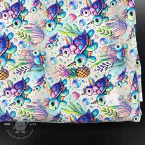 Stoffreste Sommersweat digital print 0379