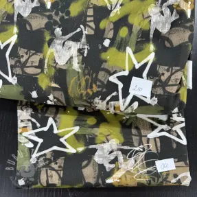 Stoffreste Sommersweat digital print 0381