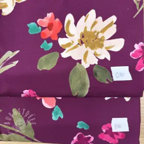 Stoffreste Sommersweat digital print 0391