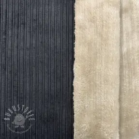 Cord Cofur fleece black
