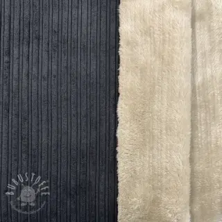Cord Cofur fleece black