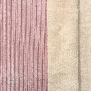 Cord Cofur fleece rose