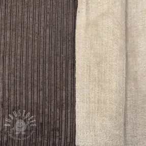 Cord Cofur fleece dark brown