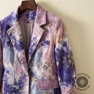 Feincord TIE DYE 21W Catchy design E