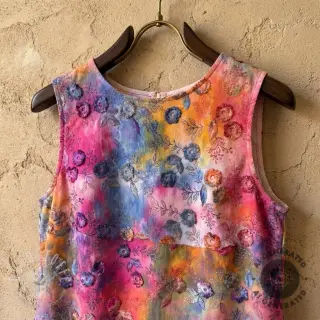 Feincord TIE DYE 21W Catchy design G