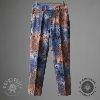 Feincord TIE DYE 21W Dandy design C