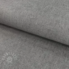 Dekostoff COATED Linenlook premium grey